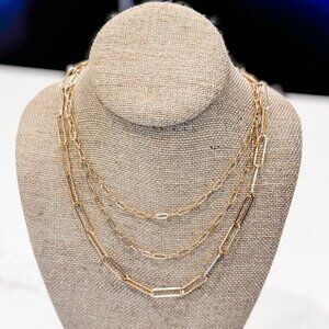 Three's Company Chain Necklace